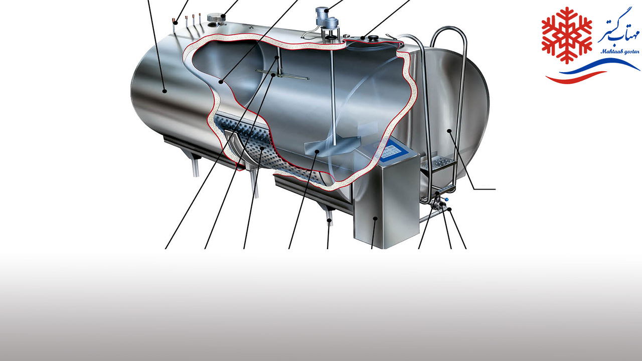 اجزای دستگاه سرد کن شیر