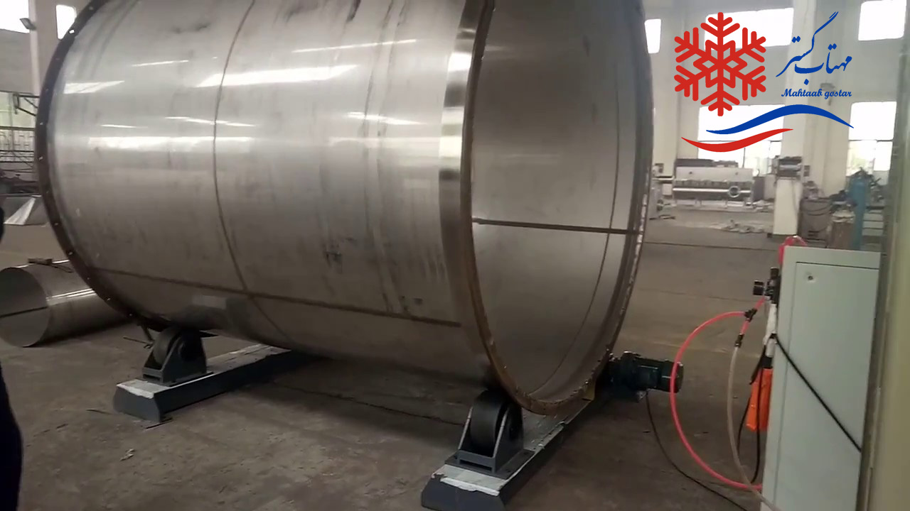 ساخت مخازن استیل تک جداره و دوجداره