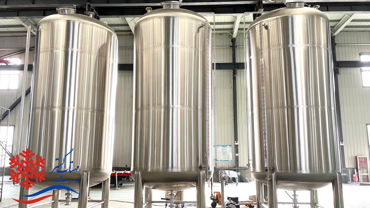 استفاده از مخزن استیل برای ذخیره شیر