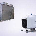 مقایسه فنی برج خنک ‌کننده فایبرگلاس و فلزی از نظر راندمان و دوام